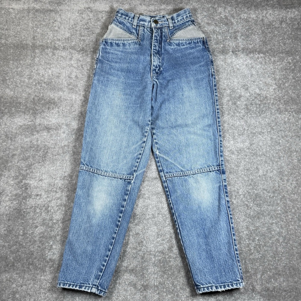 Vintage‎ BonJour Jeans Women's 5 Blue Denim  Tapered